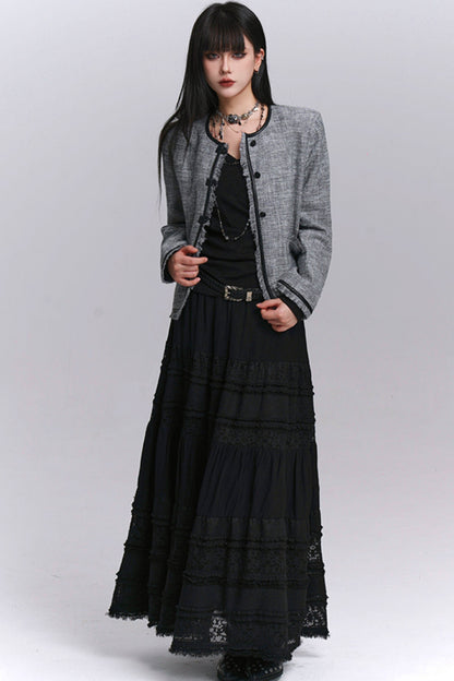 Good-Looking Gray Fragrant Jacket