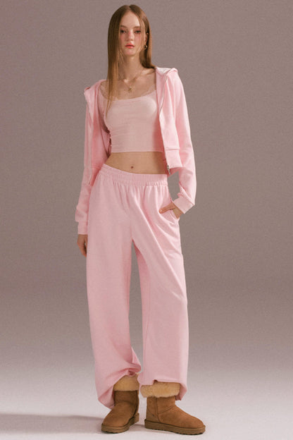 Spice Girl Hooded Knitted Cardigan Set-Up