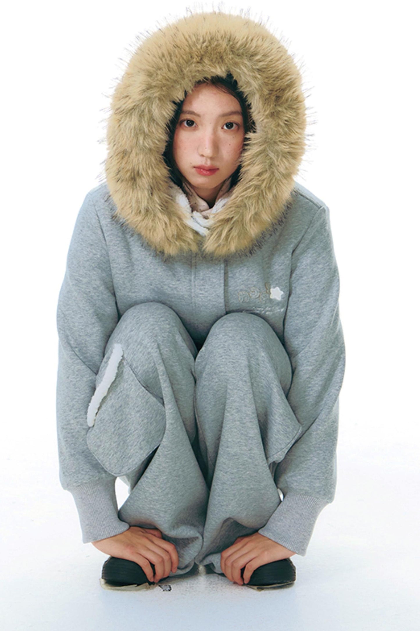 Embroidered Cotton Jacket Set-Up