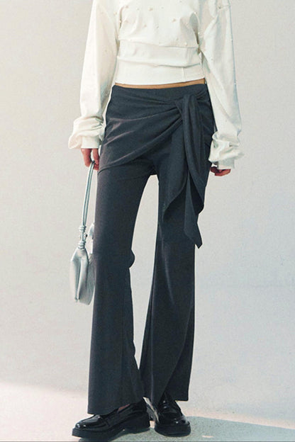 High-Waisted Flared Pants