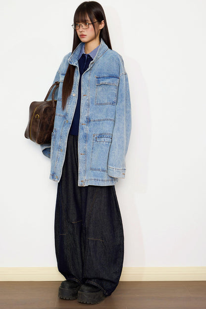 Cargo Denim Jacket