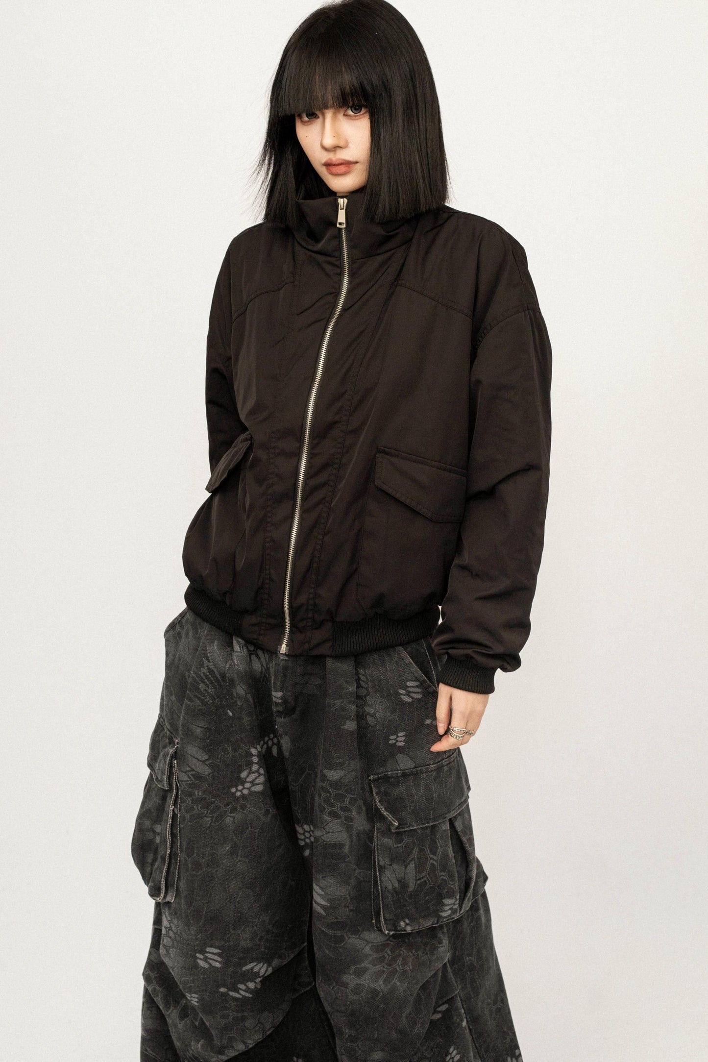 Retro Cotton Hooded Jacket