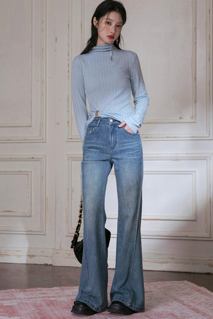 Oxygen Blue Turtleneck Sweater