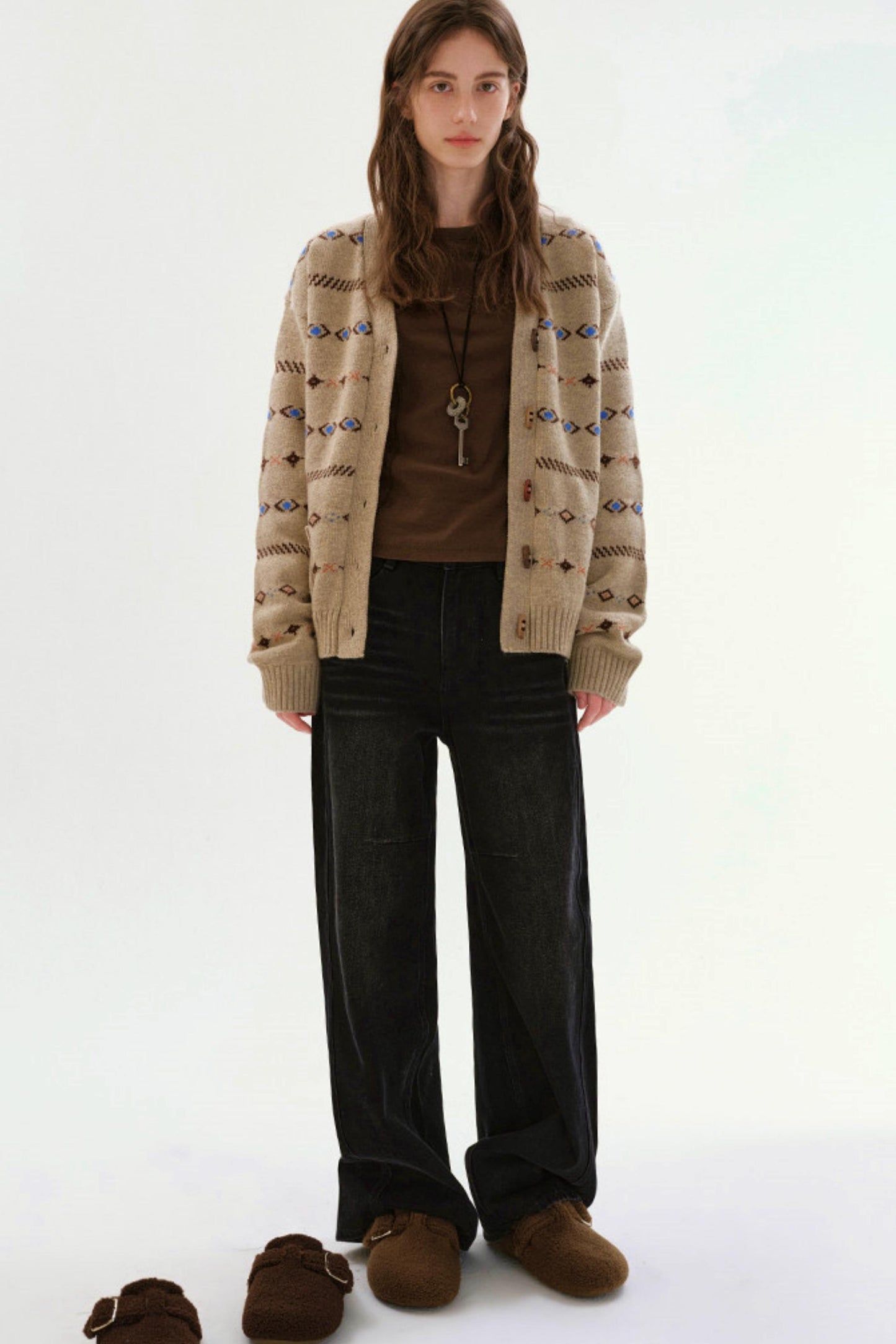 Caramel Brown Teddy Slippers