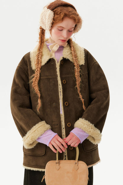 Retro Suede Reversible Jacket