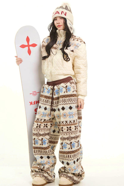 Retro Fair Isle Wool Hat