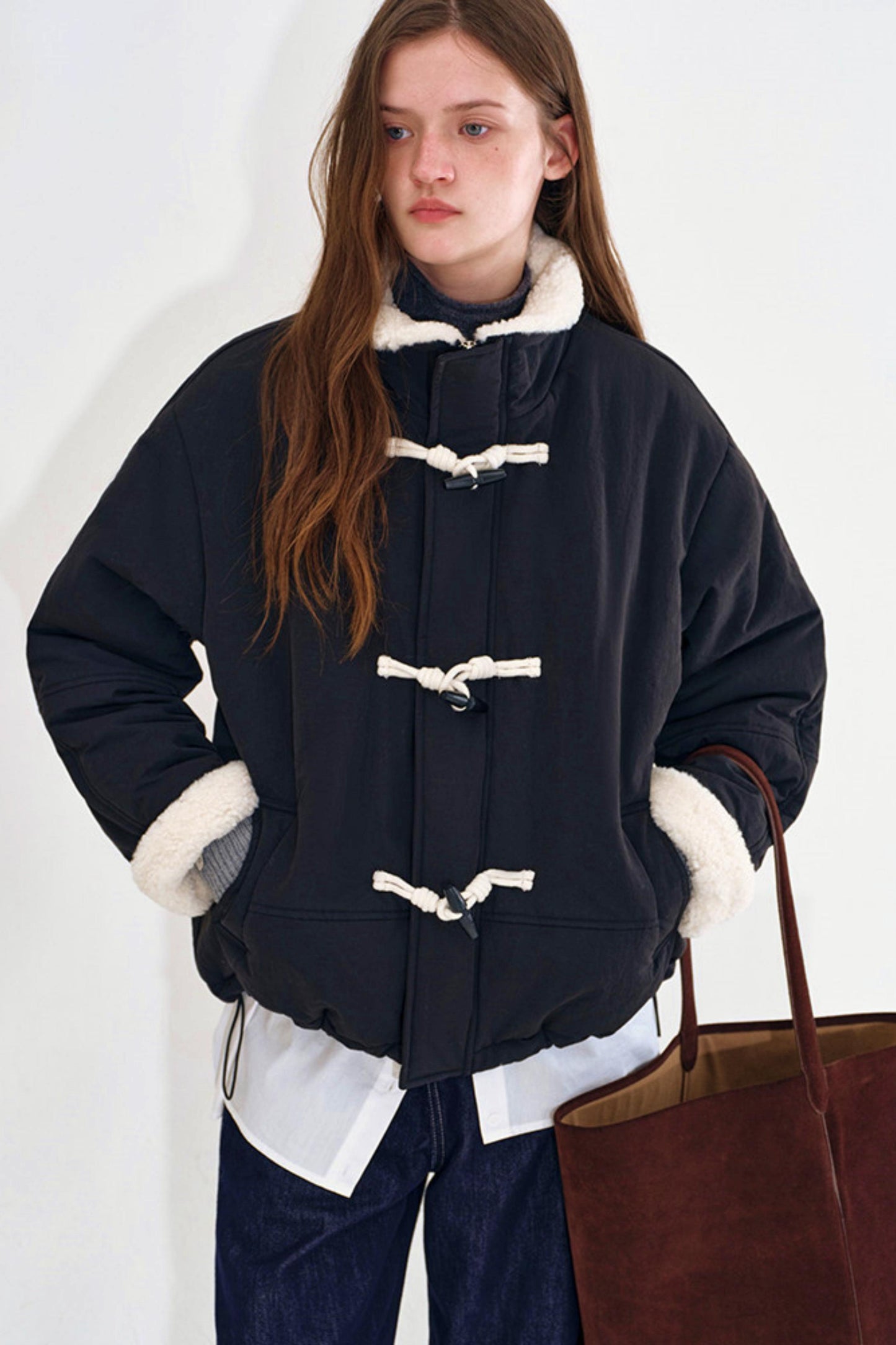 Frosted Faux Lamb Wool Jacket