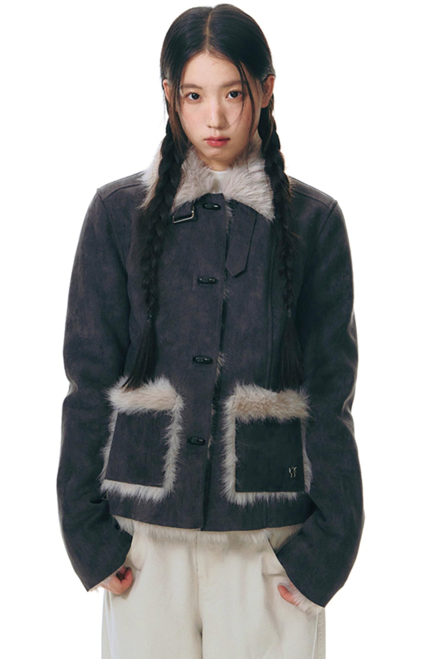 Integrated Lapel Winter Cotton Jacket