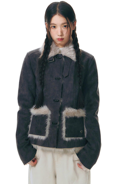 Integrated Lapel Winter Cotton Jacket