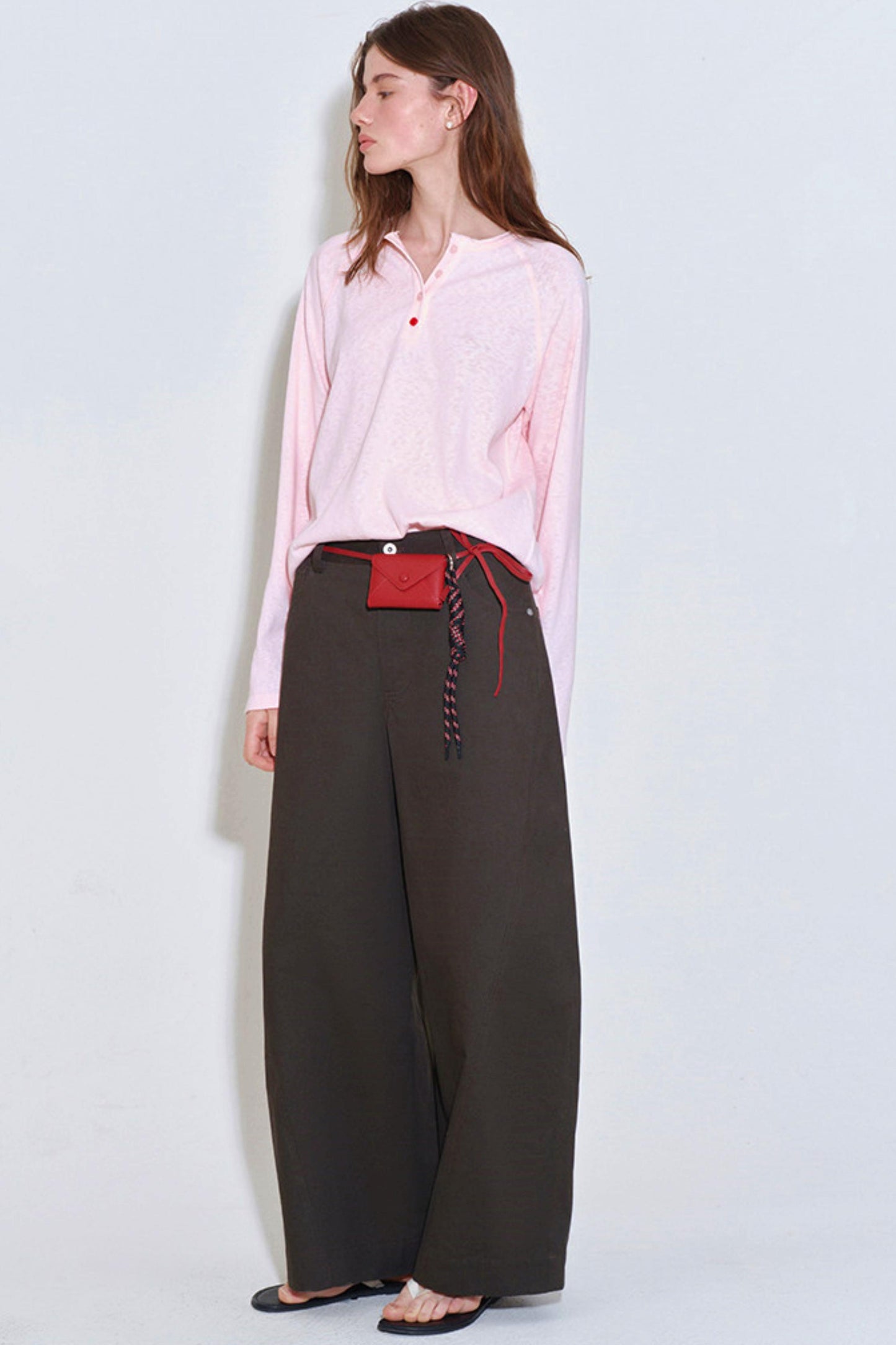 Bright-Colored Raglan T-Shirt