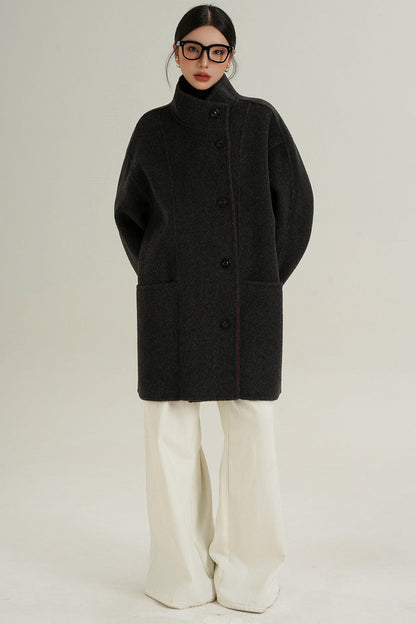High-End Double-Sided Mid-Length Coat
