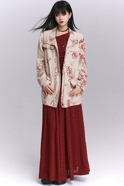 Temperament Linen Trench Coat