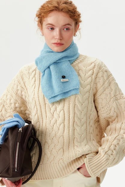 Korean-Style Cable Knit Sweater