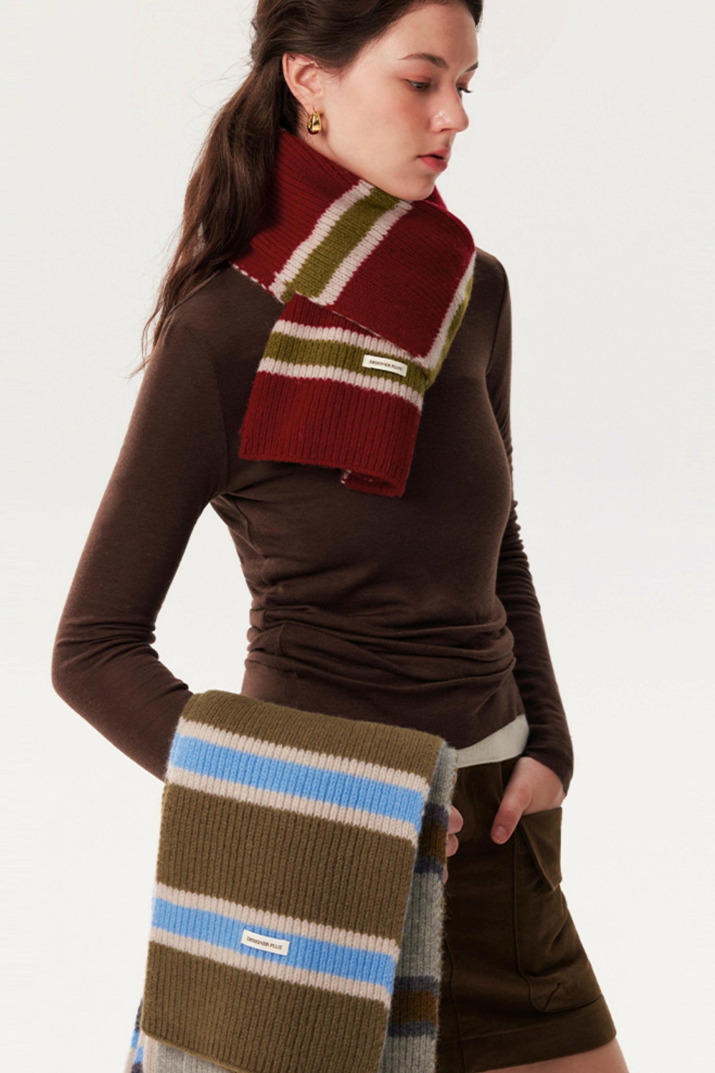 Winter Atmosphere Wool Scarf