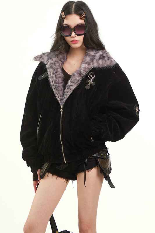 Zippered Cotton Coat