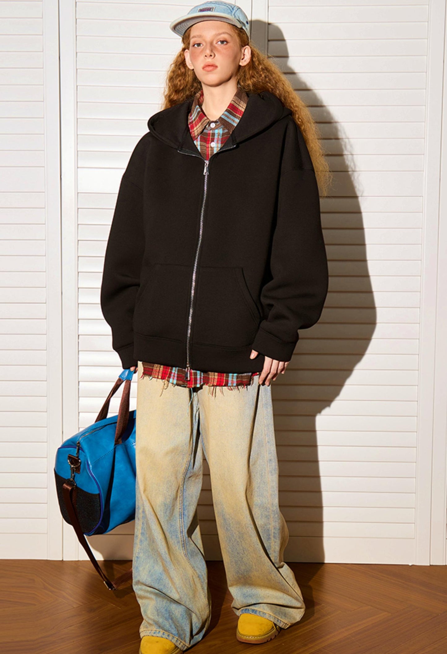 Solid Color Air Layer Jacket