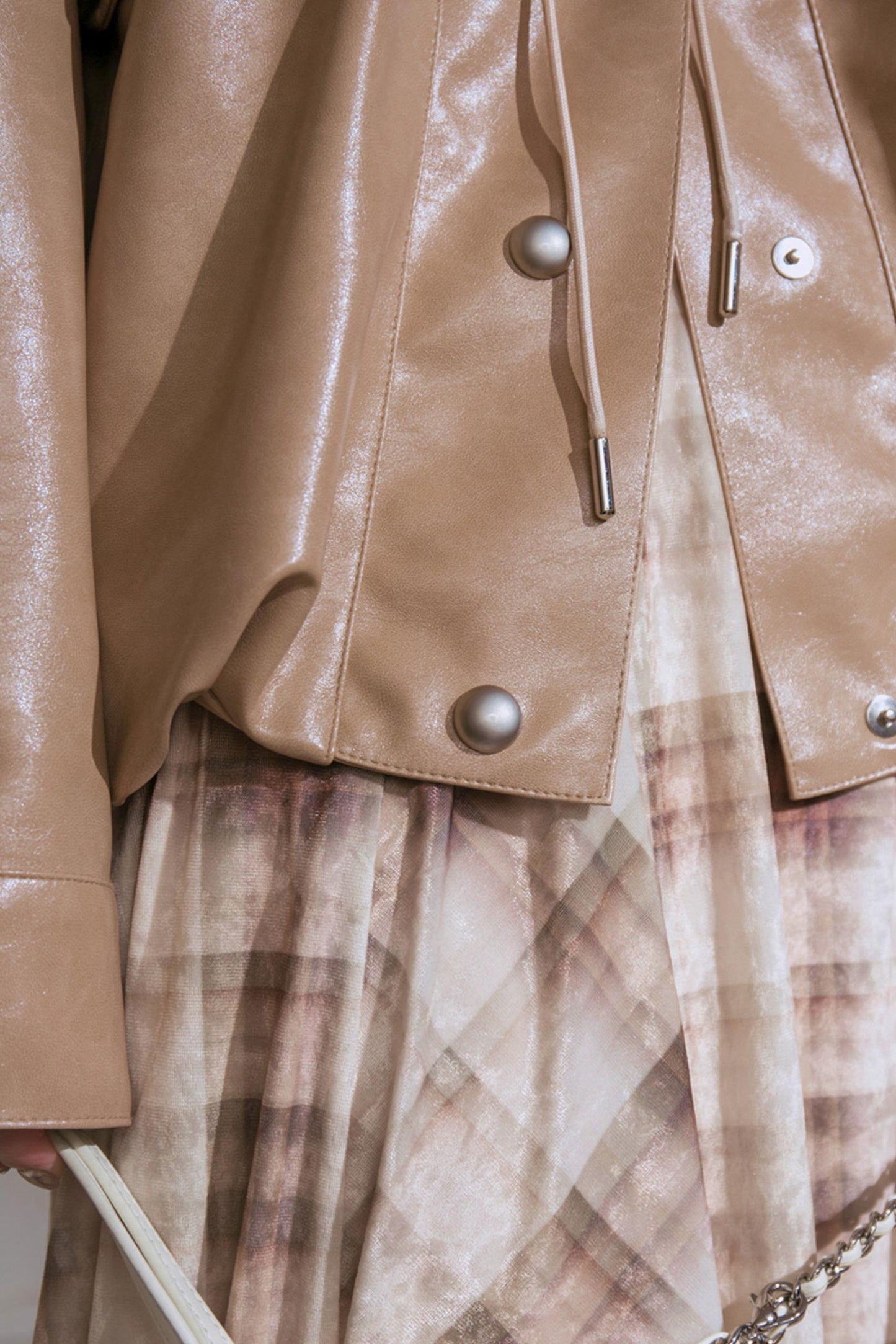 Amber Streamer Leather Jacket