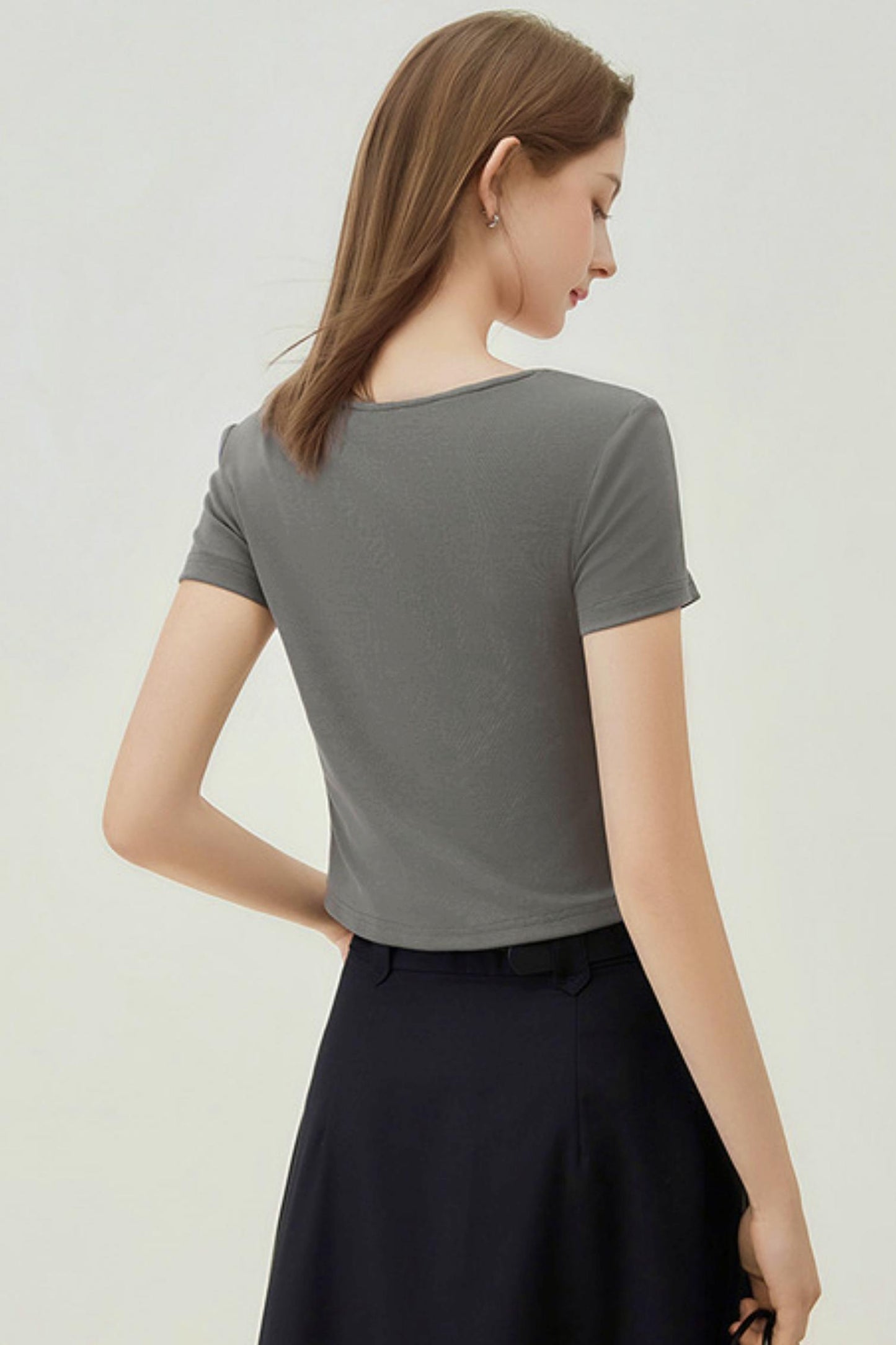 Retro Square Neck Tee