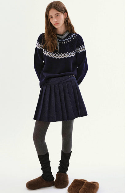 Retro Plush Winter Slippers