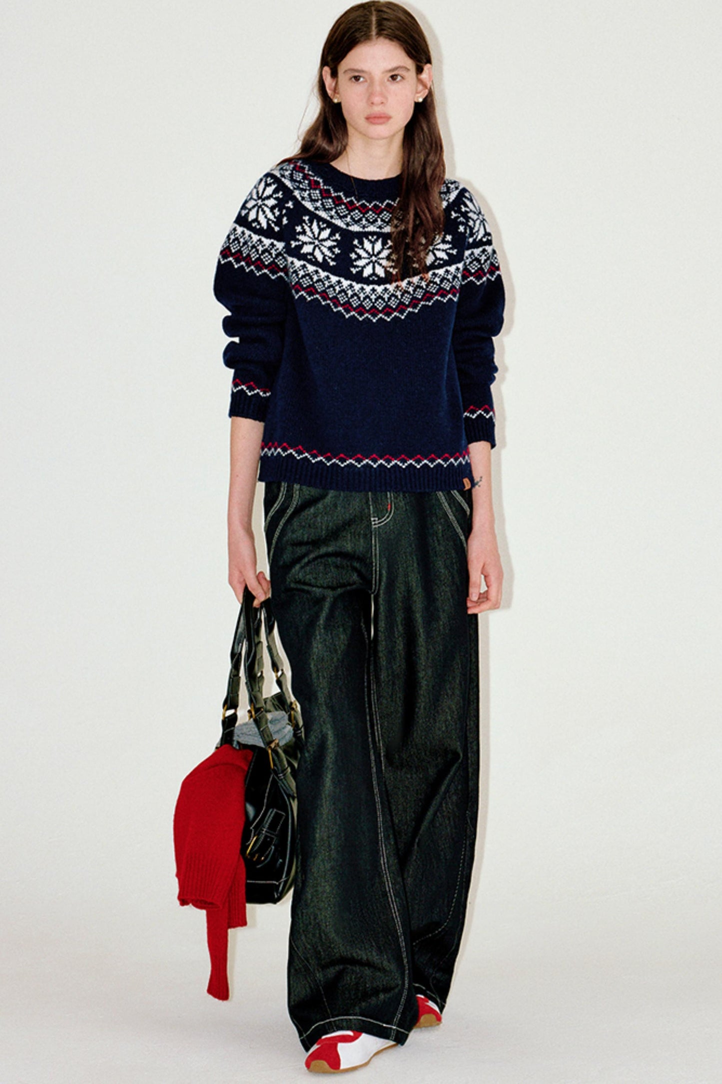 Snowflake Wool Sweater