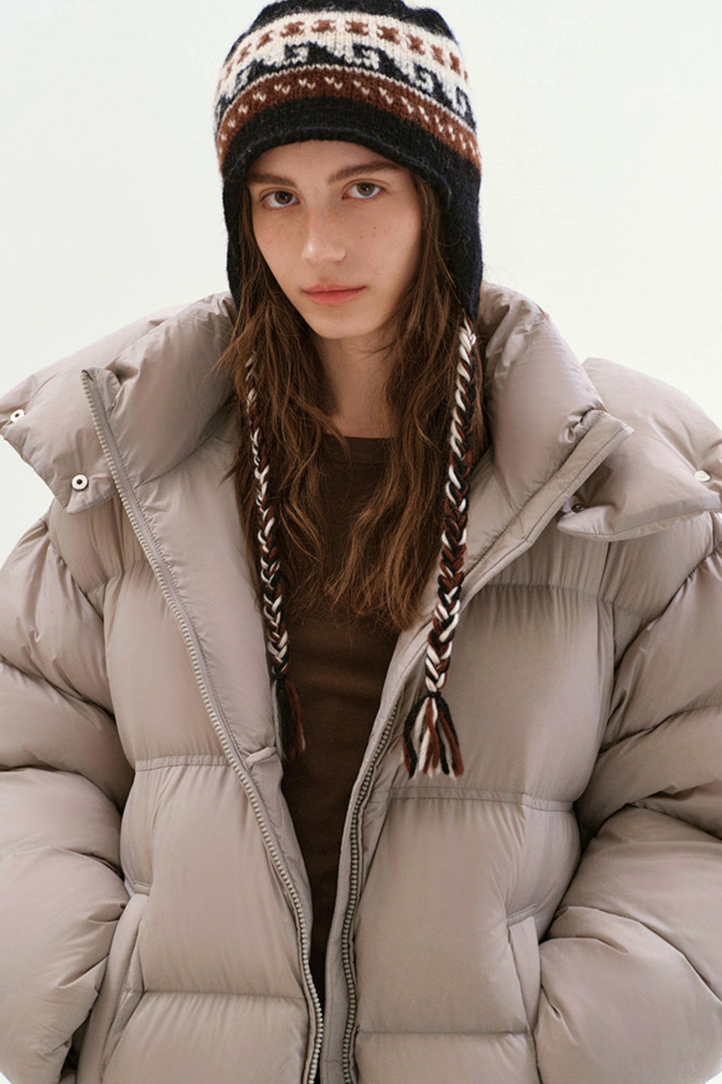 Fair Isle Wool Earflap Beanie