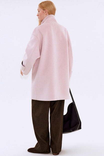 Misty Island Plaid Woolen Coat