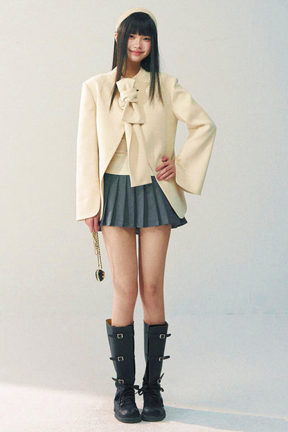 텐셀 울 보타이 블레이저