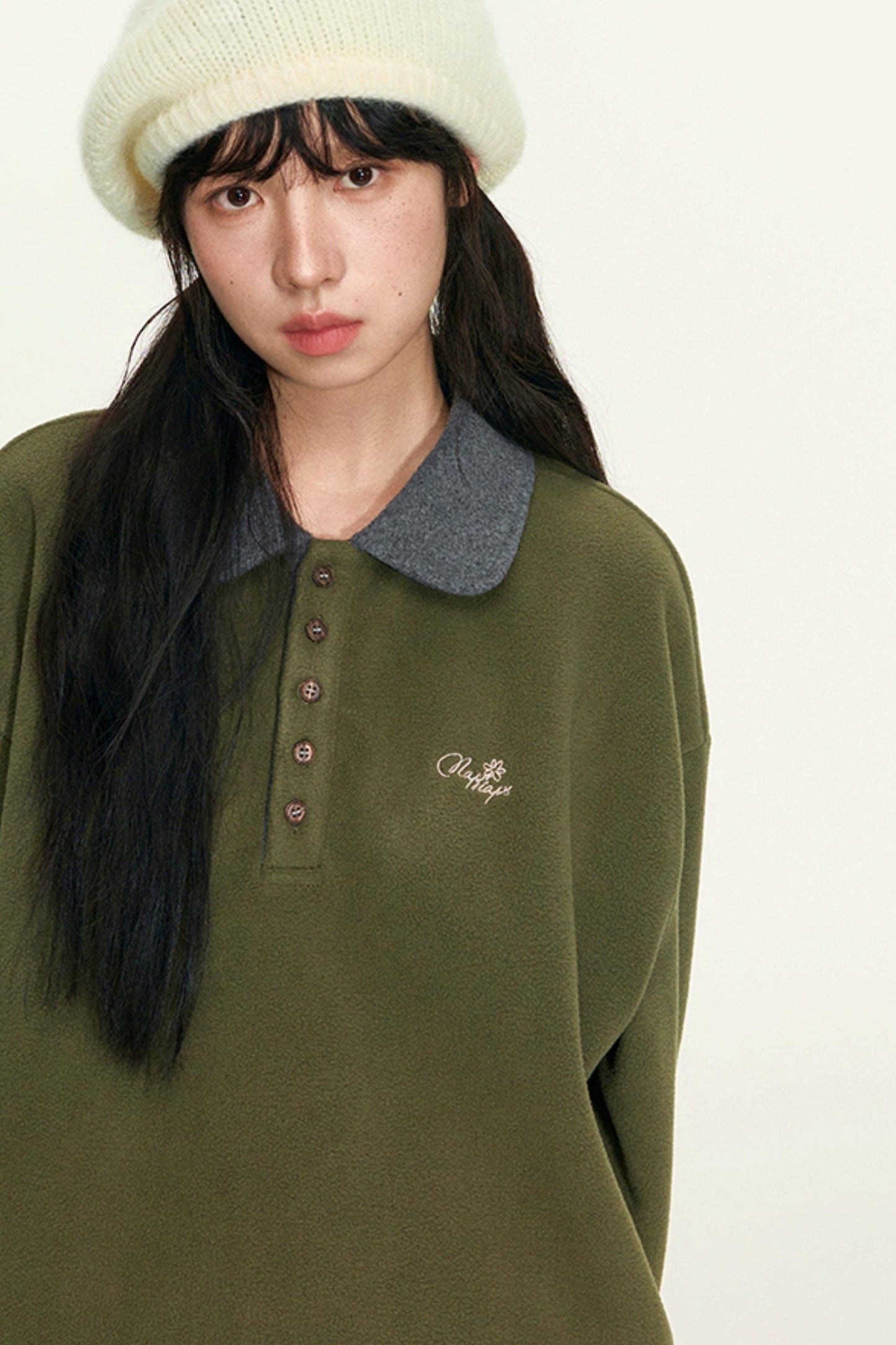 Vintage Fleece Pullover Top