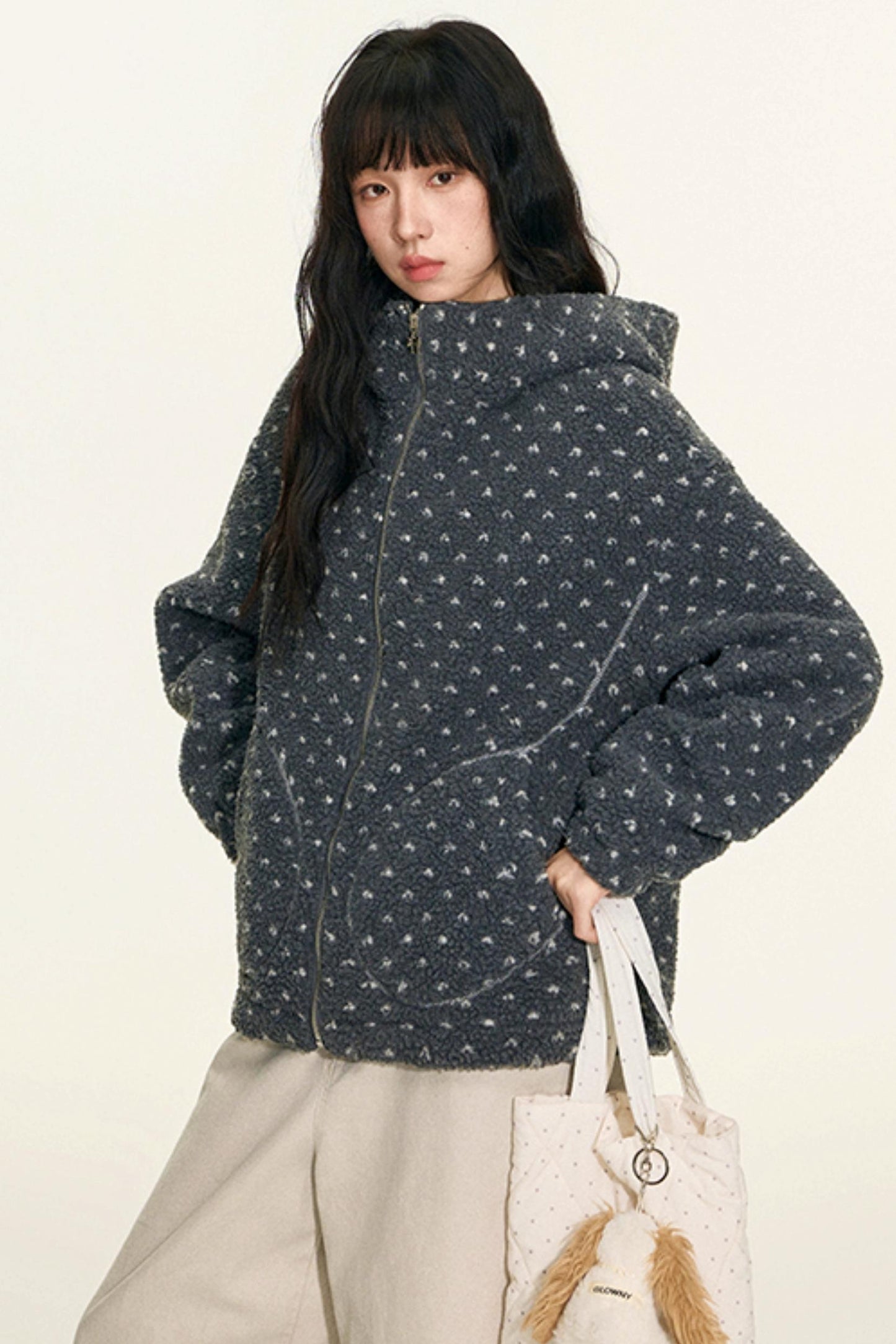 Rabbit Polka Dot Lambswool Jacket