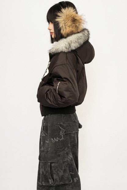 Gothic Style Warm Hooded Jacket