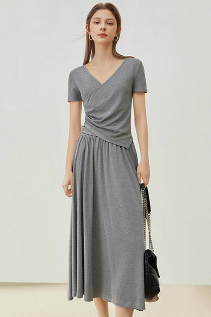 Summer Irregular Two-Piece Dress Set