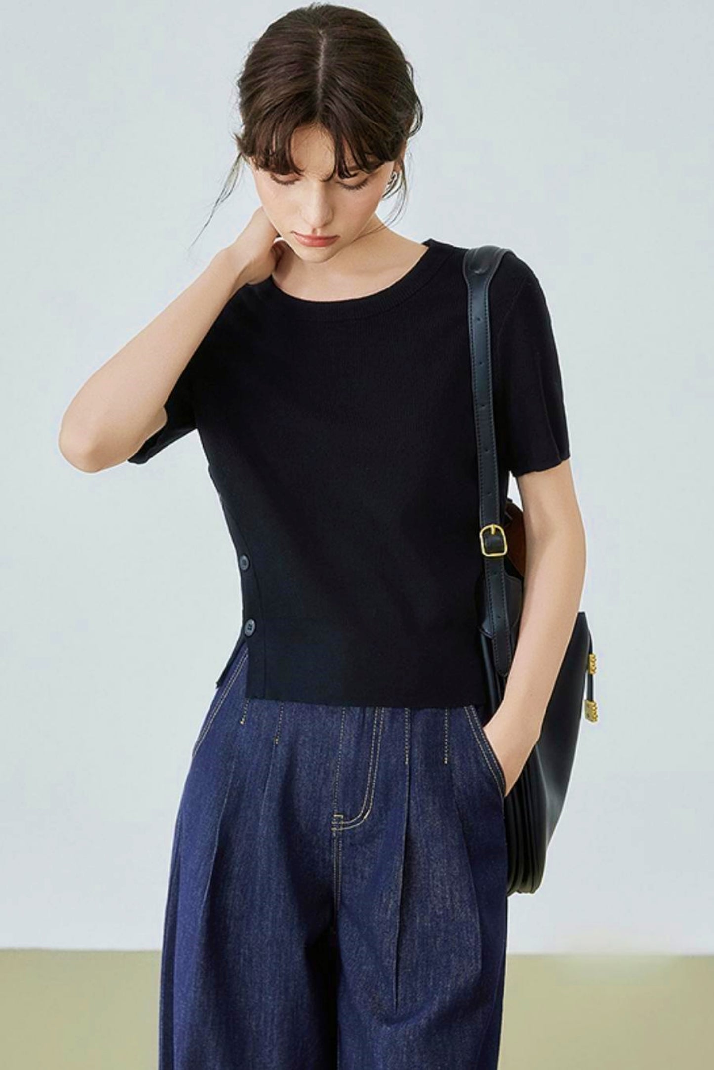 Summer Luxe Knit Tee