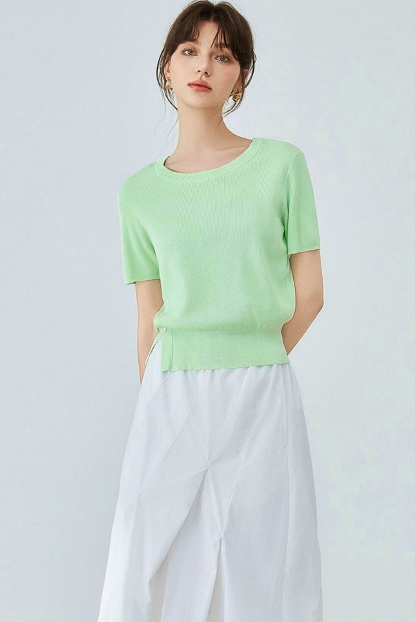 Summer Luxe Knit Tee