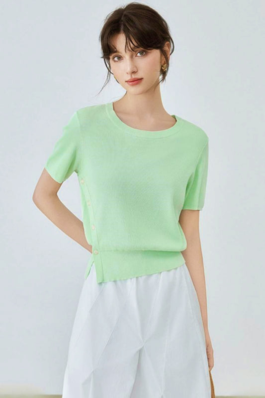 Summer Luxe Knit Tee