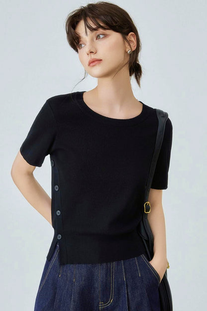 Summer Luxe Knit Tee