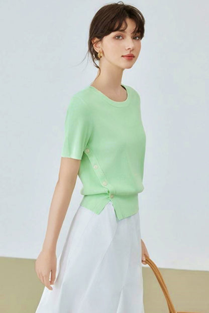 Summer Luxe Knit Tee