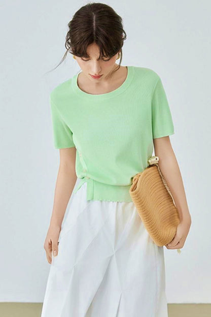 Summer Luxe Knit Tee
