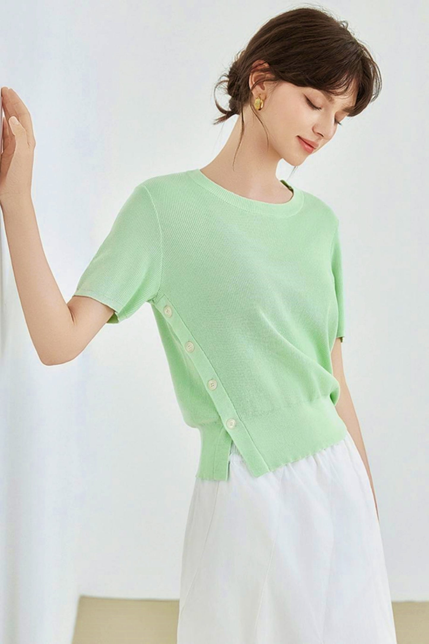 Summer Luxe Knit Tee