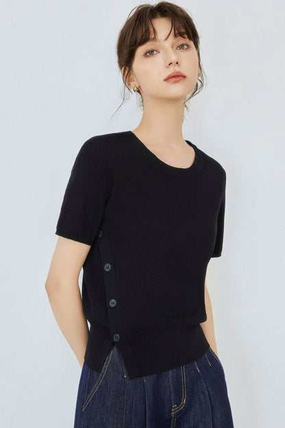 Summer Luxe Knit Tee