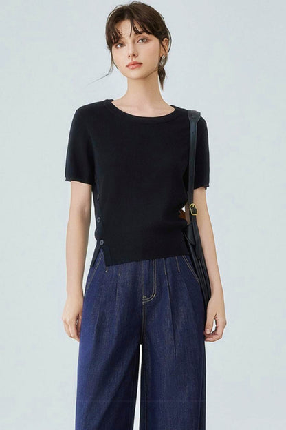 Summer Luxe Knit Tee