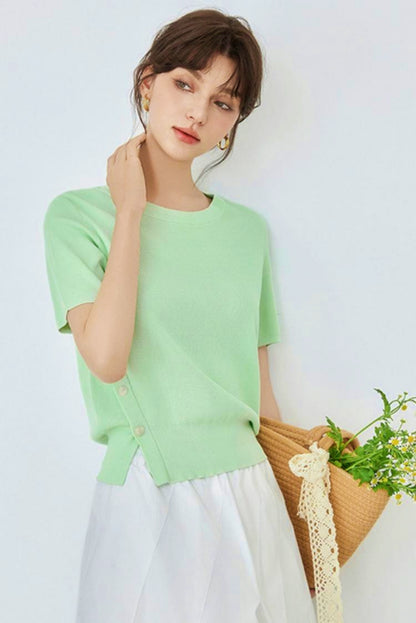 Summer Luxe Knit Tee