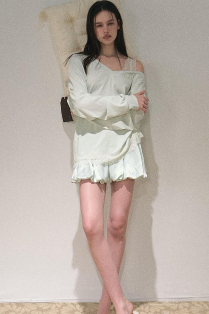 Galaxy Romance Lace Culotte Skirt