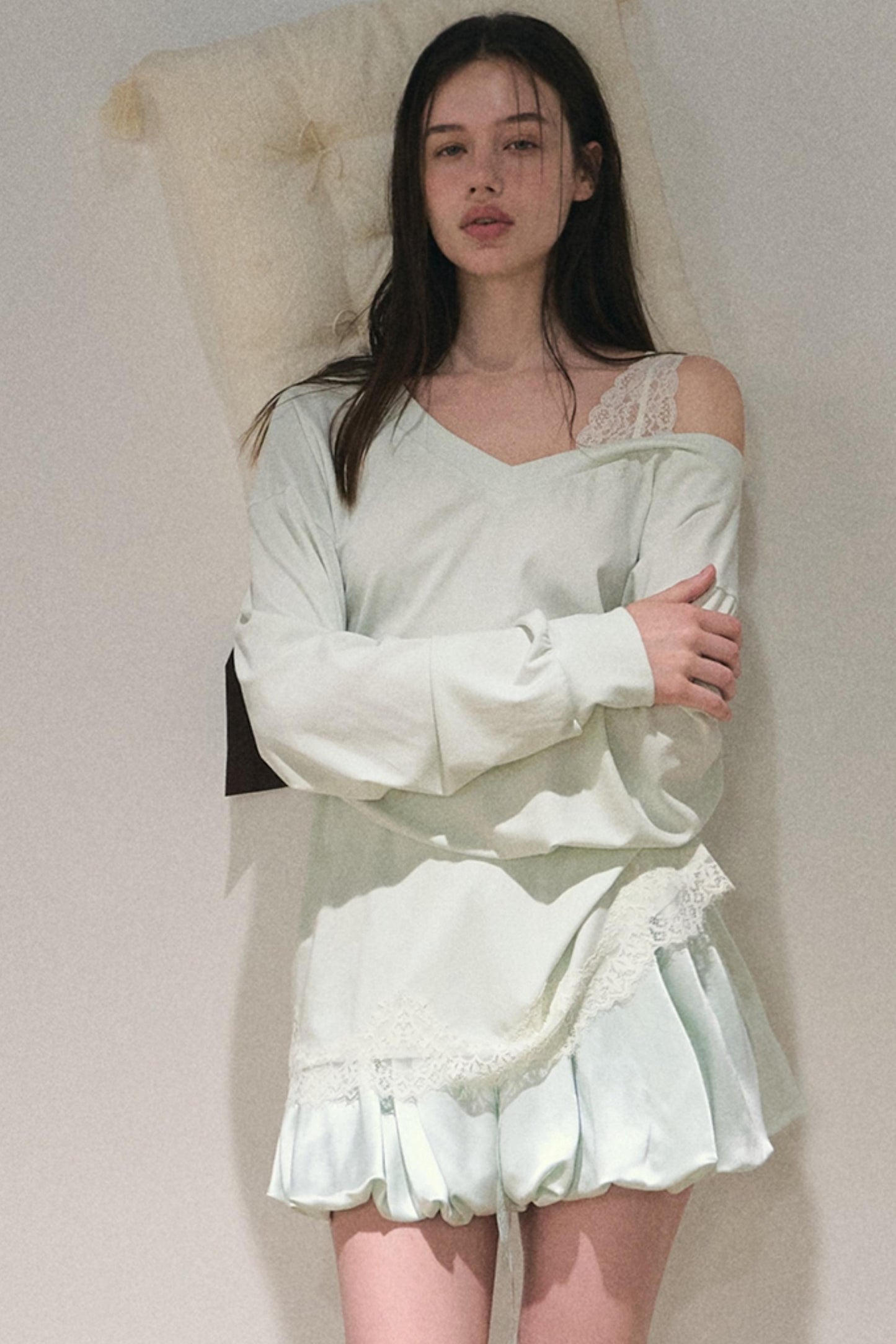 Galaxy Romance Lace Culotte Skirt