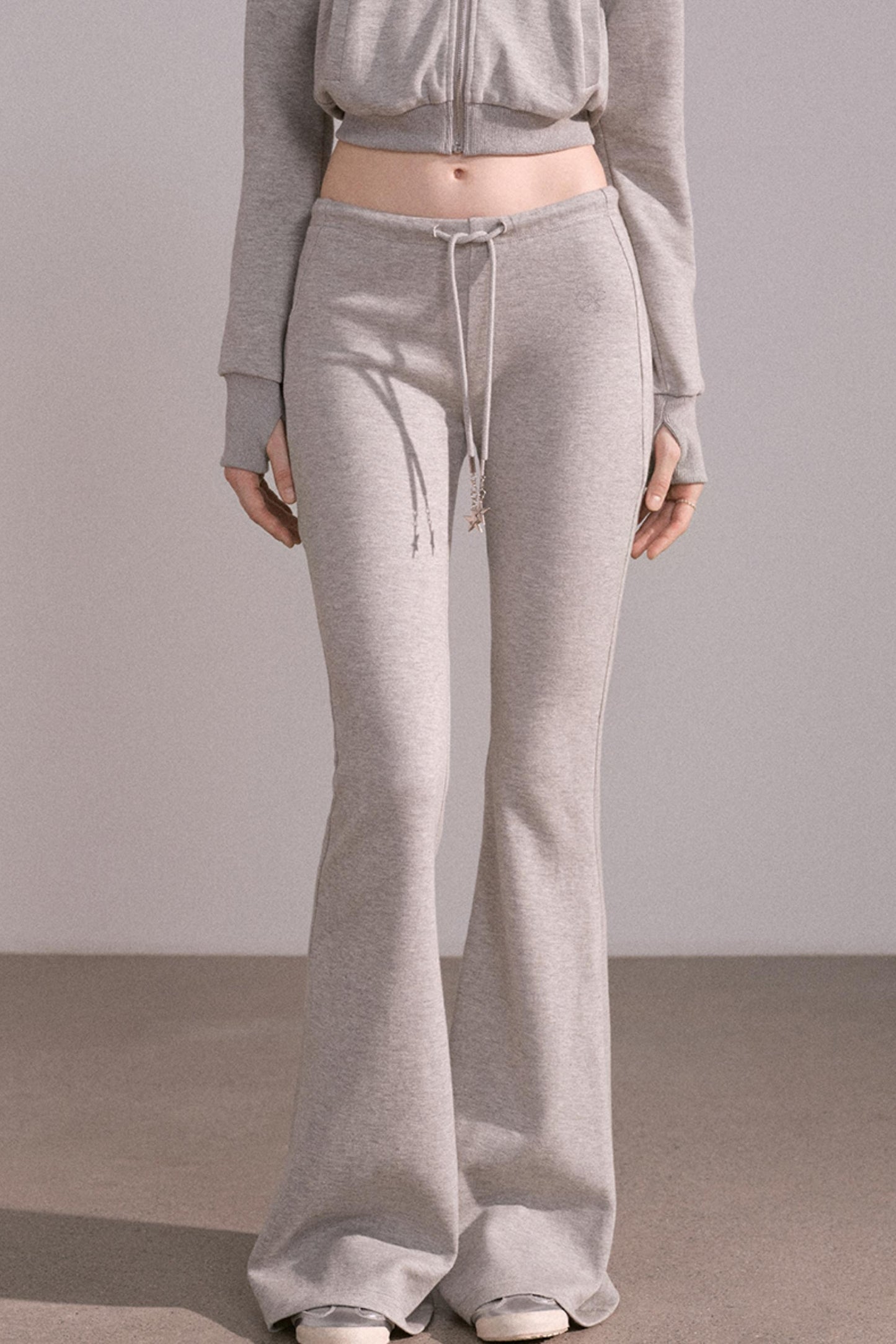 Short Hoodie Cardigan Set-Up