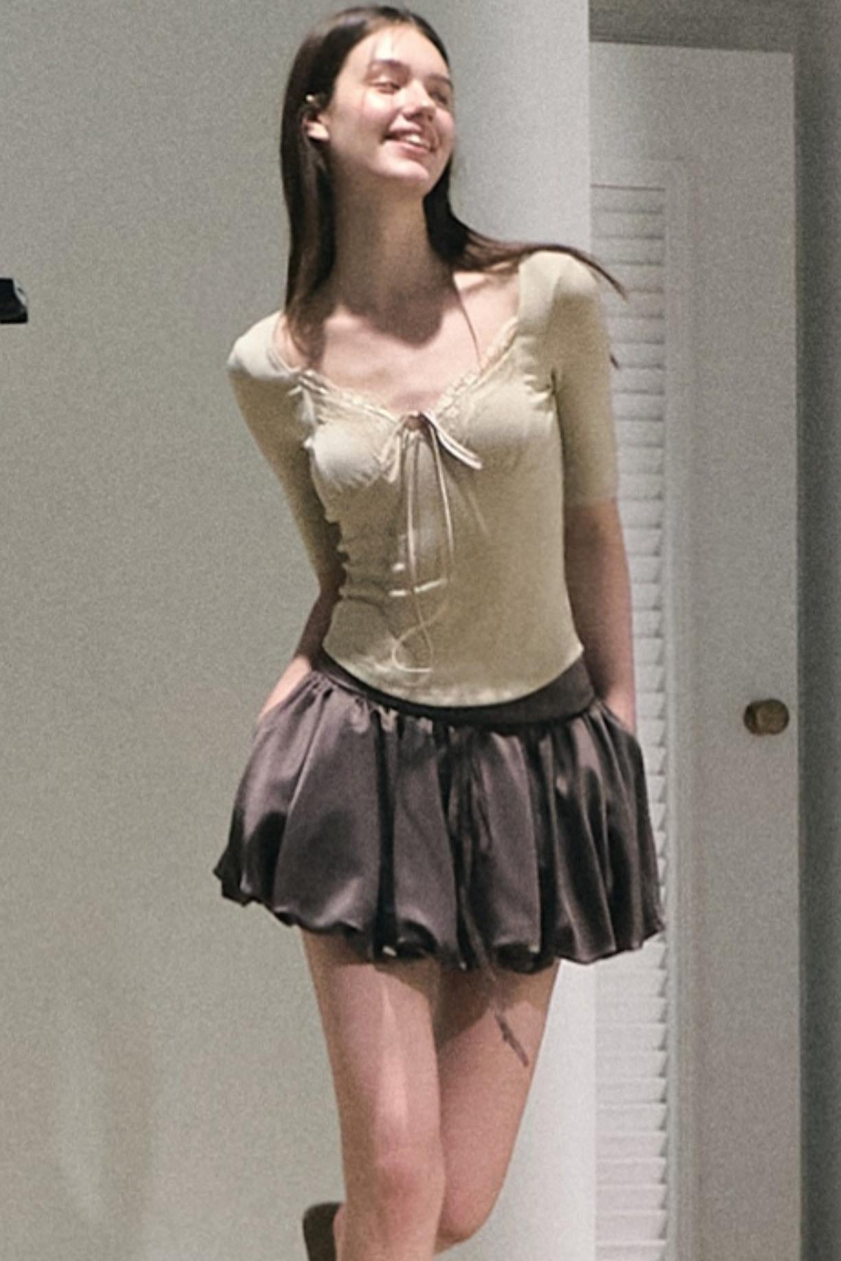 Galaxy Romance Lace Culotte Skirt