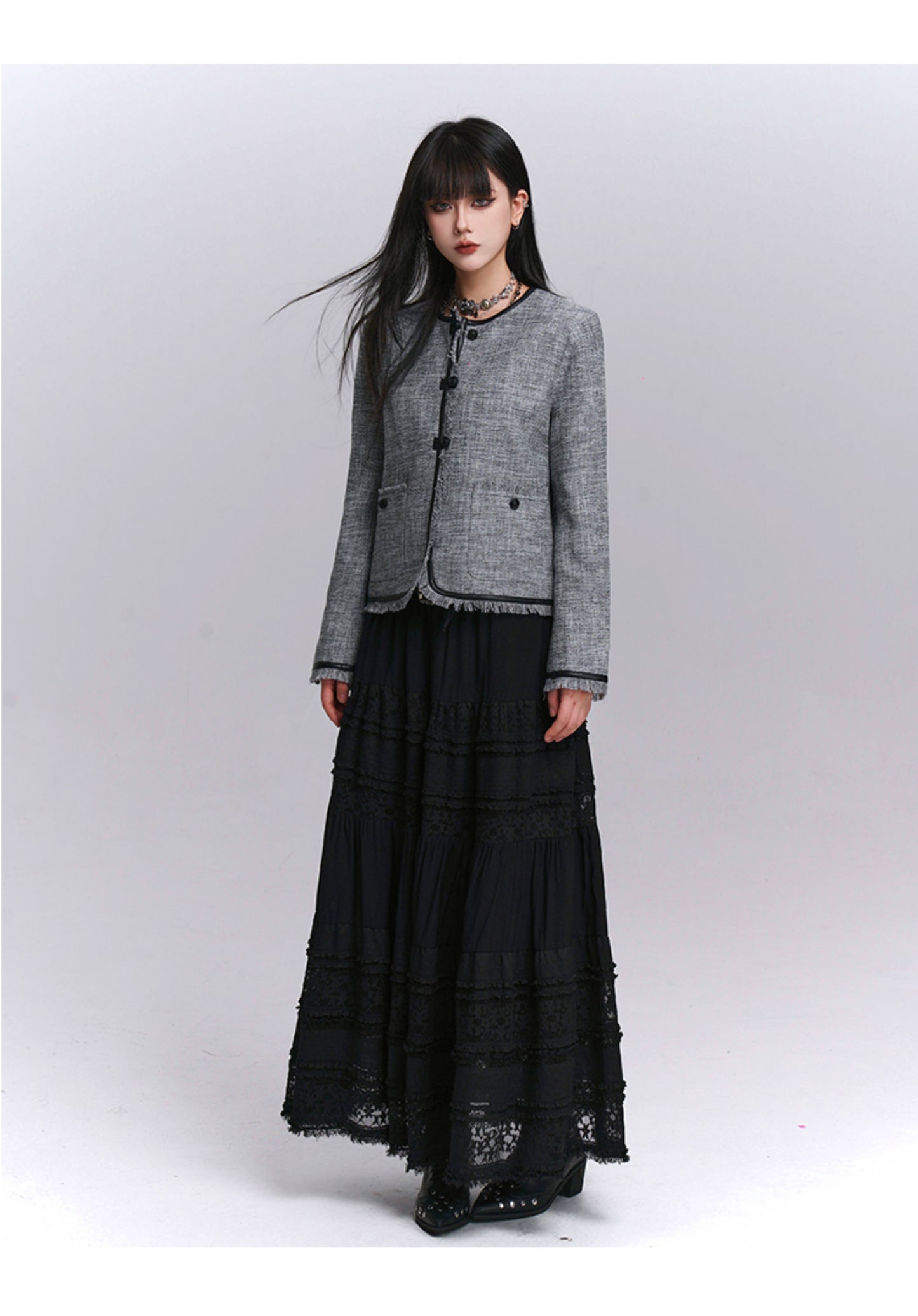 Good-Looking Gray Fragrant Jacket