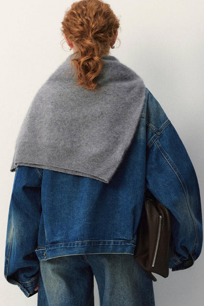 Retro Blue Denim Jacket Set-Up
