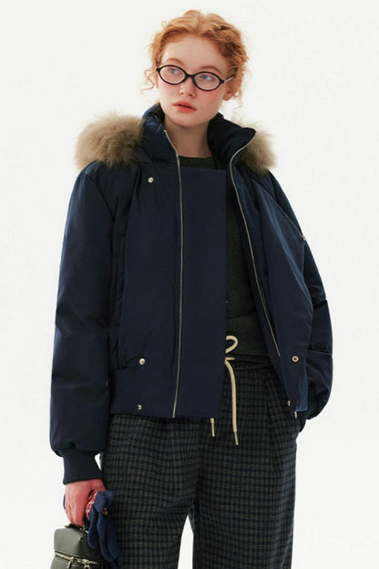 White Duck Hooded Jacket