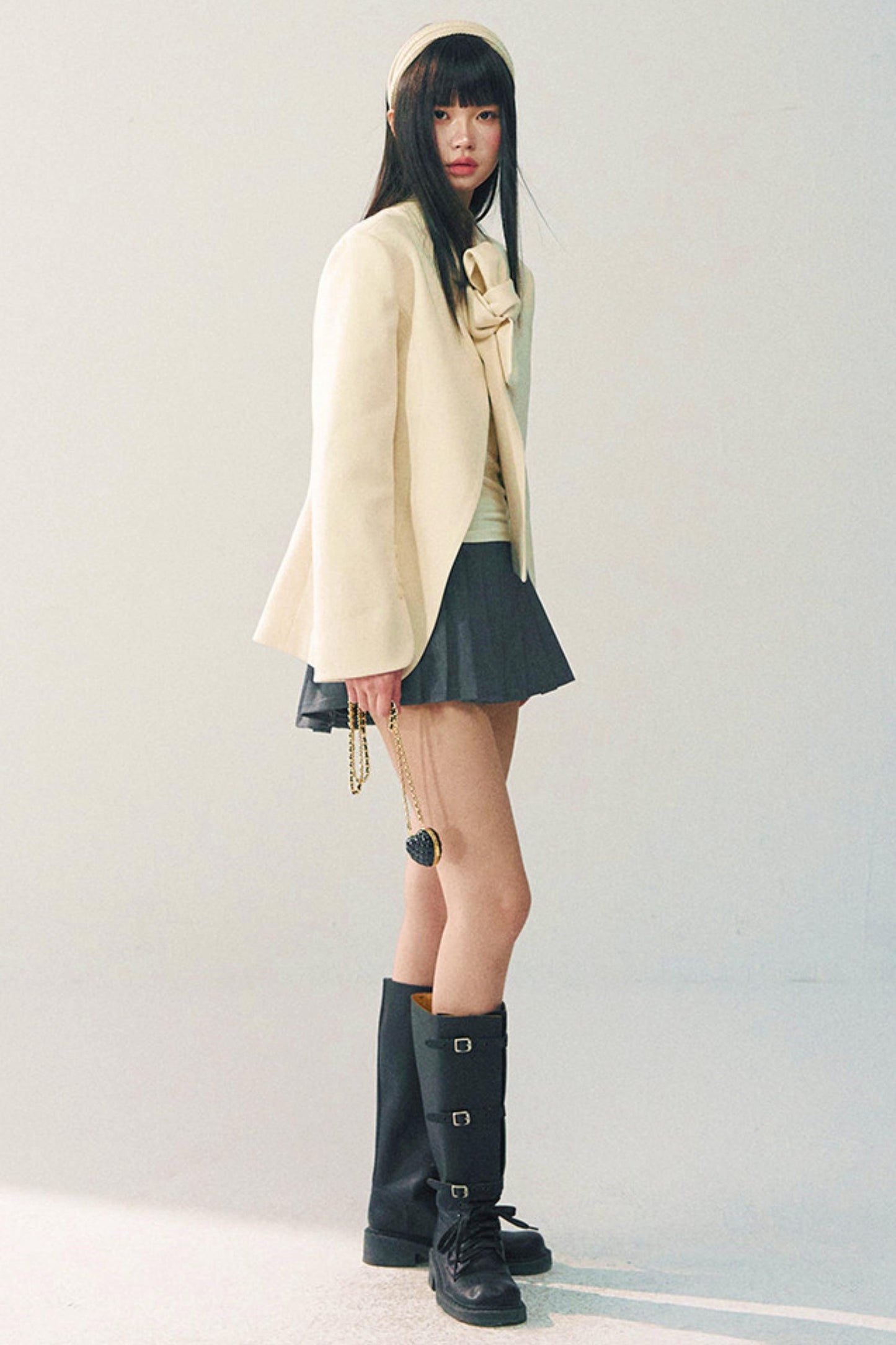 텐셀 울 보타이 블레이저