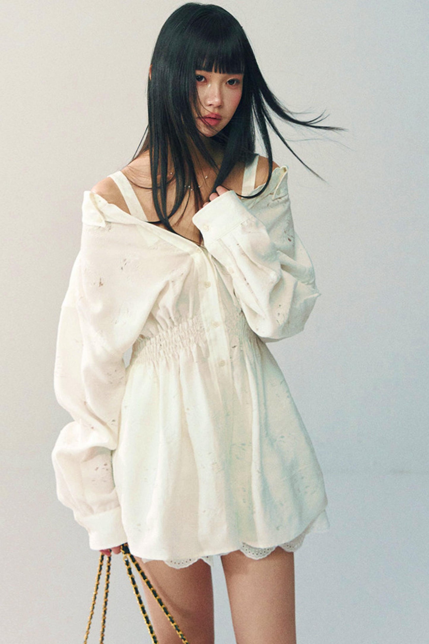 Off-Shoulder Lace Dress